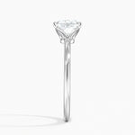 Aveline Solitaire Ring Platinum Princess Engagement Ring