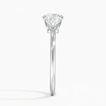 Aveline Solitaire Ring Platinum Round Engagement Ring