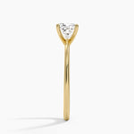 Aimee Solitaire Ring Yellow Gold 18k Cushion Engagement Ring