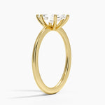 Aimee Solitaire Ring Yellow Gold 18k Marquise Engagement Ring