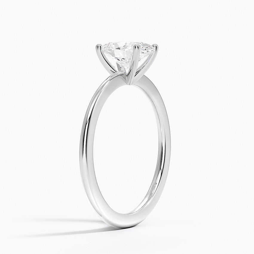 Aimee Solitaire Ring Platinum Oval Engagement Ring