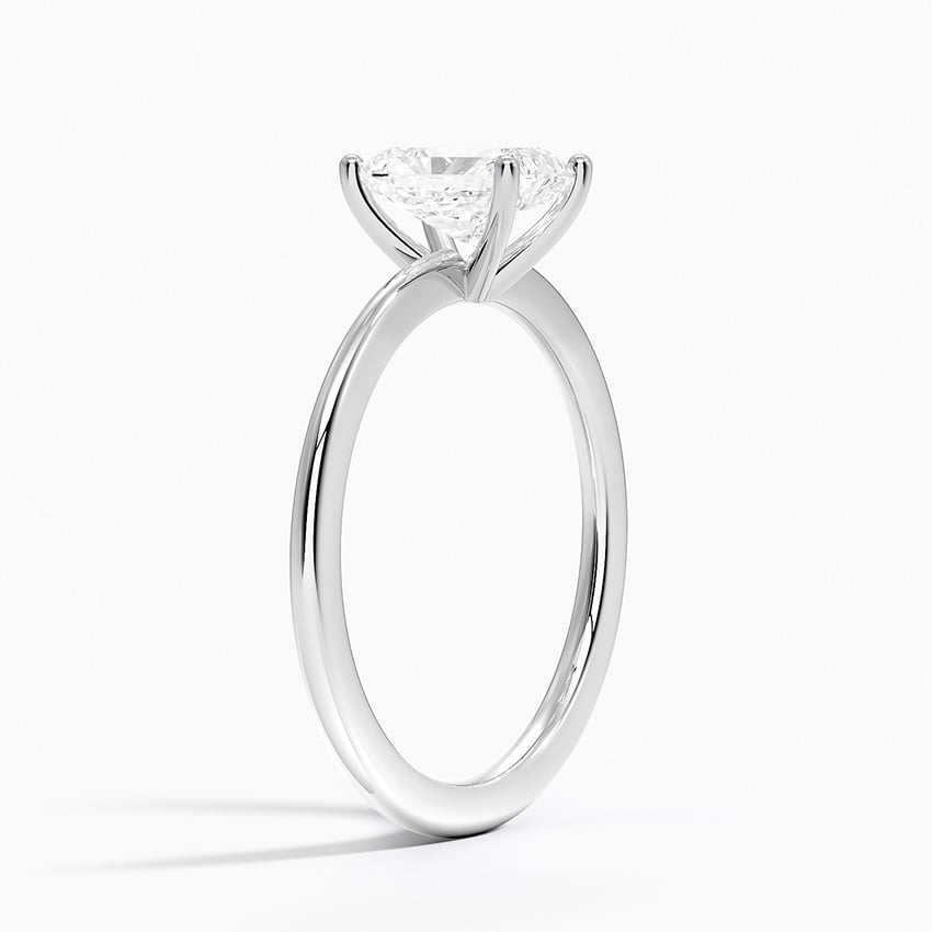 Aimee Solitaire Ring Platinum Radiant Engagement Ring