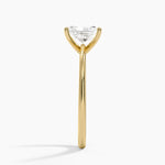 Aimee Solitaire Ring Yellow Gold 18k Radiant Engagement Ring