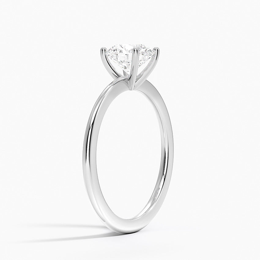 Aimee Solitaire Ring Platinum Round Engagement Ring