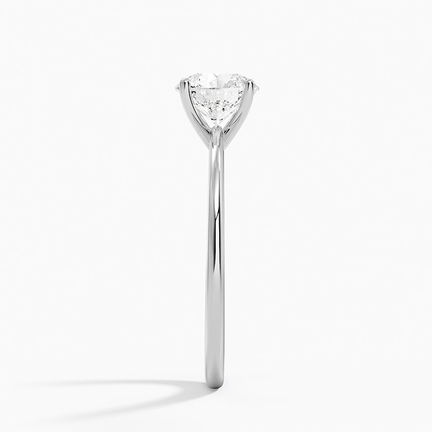 Aimee Solitaire Ring Platinum Round Engagement Ring