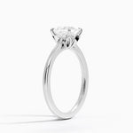 Petal 1.5mm Solitaire Ring Platinum Princess Engagement Ring