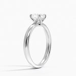 Elodie 2.5mm Solitaire Ring Platinum Cushion Engagement Ring