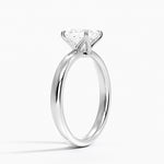 Elodie 2.5mm Solitaire Ring Platinum Princess Engagement Ring