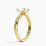 Elodie 2.5mm Solitaire Ring Yellow Gold 18k Princess Engagement Ring