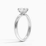 Elodie 2.5mm Solitaire Ring Platinum Round Engagement Ring
