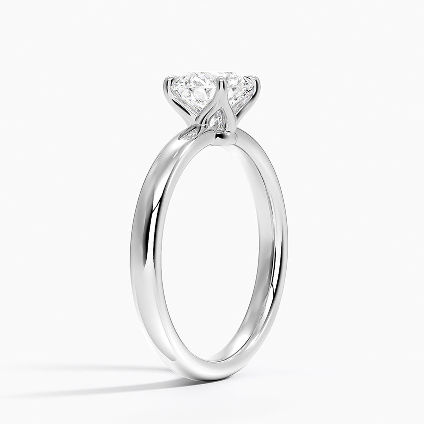Elodie 2.5mm Solitaire Ring Platinum Round Engagement Ring