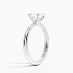 Manon Solitaire Ring Platinum Asscher Engagement Ring