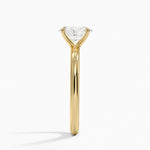 Manon Solitaire Ring Yellow Gold 18k Oval Engagement Ring