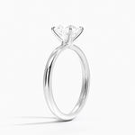 Manon Solitaire Ring Platinum Princess Engagement Ring