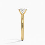 Manon Solitaire Ring Yellow Gold 18k Princess Engagement Ring