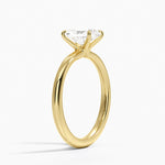 Manon Solitaire Ring Yellow Gold 18k Radiant Engagement Ring