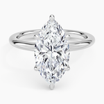 Manon Solitaire Ring Platinum Marquise Engagement Ring