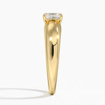 Adrian Solitaire Ring Yellow Gold 18k Asscher Engagement Ring