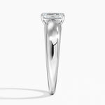 Adrian Solitaire Ring Platinum Emerald Engagement Ring