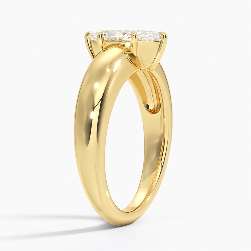 Adrian Solitaire Ring Yellow Gold 18k Marquise Engagement Ring