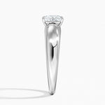 Adrian Solitaire Ring Platinum Princess Engagement Ring