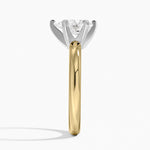 Comfort Fit 2.5mm Ring Yellow Gold 18k Pear Engagement Ring