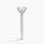 Piper Knife Edge Solitaire Ring Platinum Radiant Engagement Ring