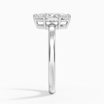 Dara Low-Profile Solitaire Ring Platinum Marquise Engagement Ring