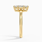 Dara Low-Profile Solitaire Ring Yellow Gold 18k Marquise Engagement Ring