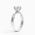 Audrey Perfect Fit 3mm Solitaire Ring Platinum Cushion Engagement Ring