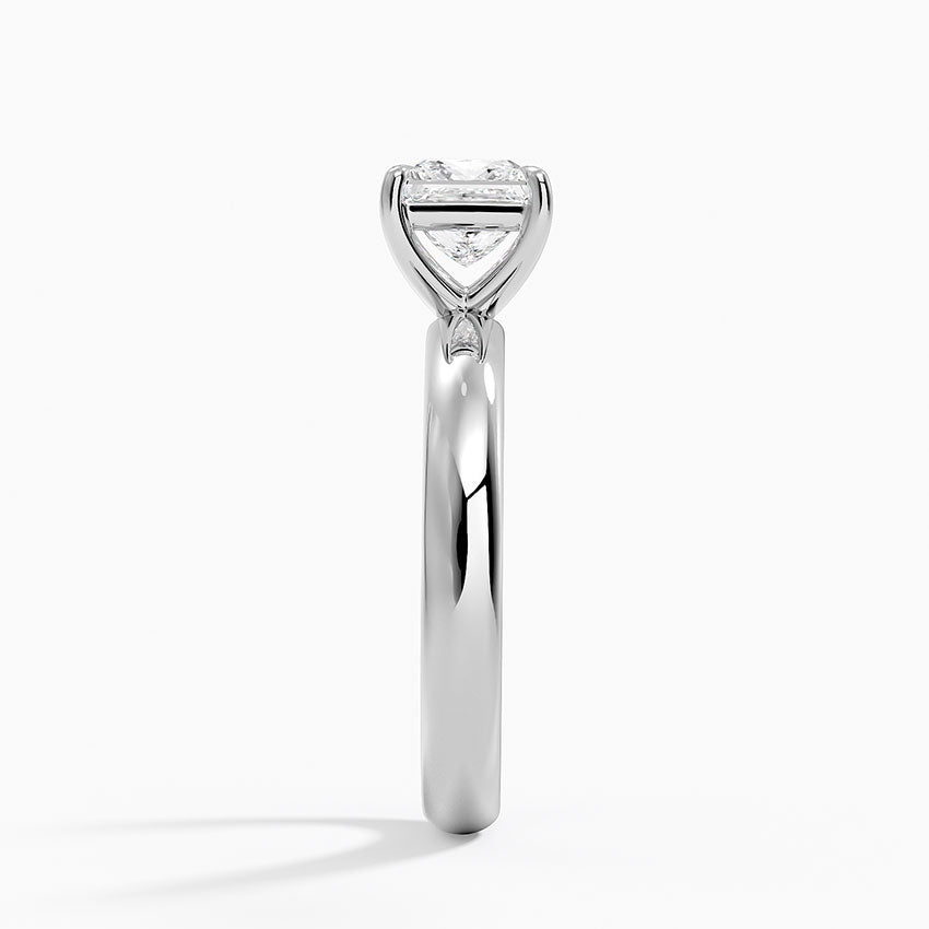 Audrey Perfect Fit 3mm Solitaire Ring Platinum Princess Engagement Ring