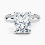 Audrey Perfect Fit 3mm Solitaire Ring Platinum Radiant Engagement Ring