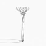 Fleur Solitaire Ring Platinum Pear Engagement Ring
