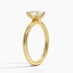 Fleur Solitaire Ring Yellow Gold 18k Pear Engagement Ring