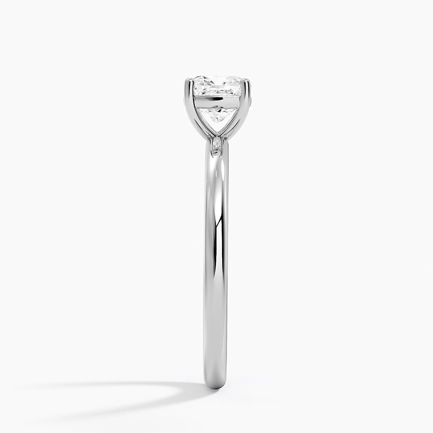 Sydney Perfect Fit 2mm Solitaire Ring Platinum Cushion Engagement Ring