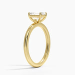 Sydney Perfect Fit 2mm Solitaire Ring Yellow Gold 18k Emerald Engagement Ring