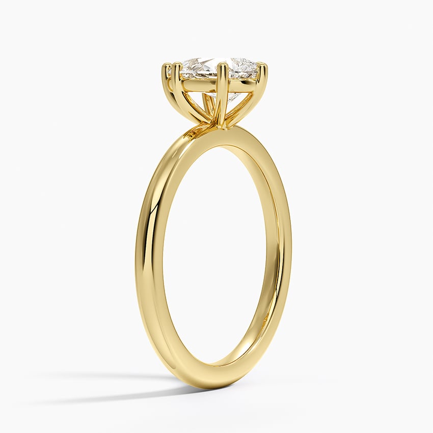 Sydney Perfect Fit 2mm Solitaire Ring Yellow Gold 18k Pear Engagement Ring