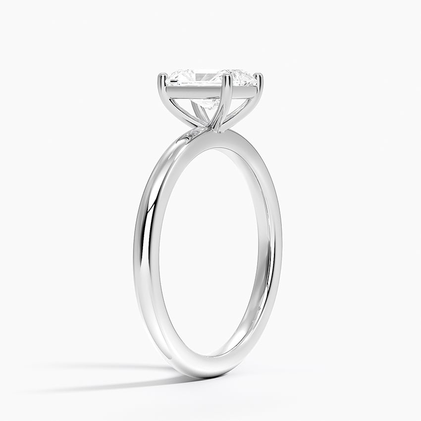 Sydney Perfect Fit 2mm Solitaire Ring Platinum Radiant Engagement Ring