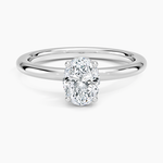 Sydney Perfect Fit 2mm Solitaire Ring Platinum Oval Engagement Ring