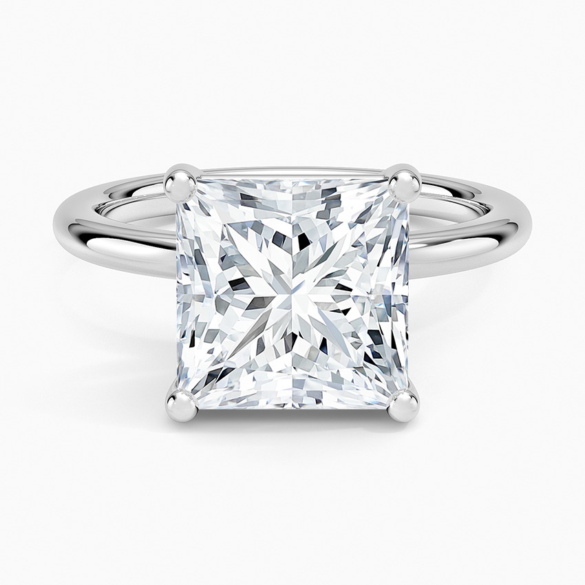 Sydney Perfect Fit 2mm Solitaire Ring Platinum Princess Engagement Ring