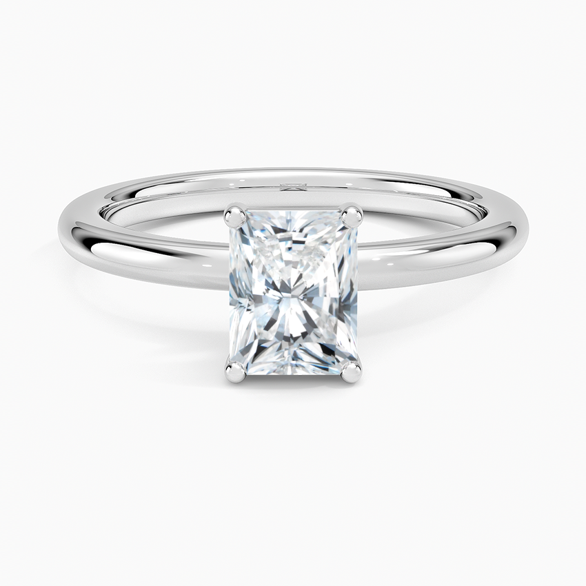 Sydney Perfect Fit 2mm Solitaire Ring Platinum Radiant Engagement Ring