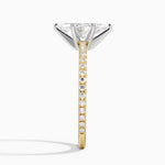 Ballad Three-Quarter Coverage Diamond Ring (1/4 ct. tw.) Yellow Gold 18k Marquise Engagement Ring