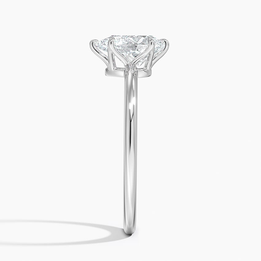 Petite Esme 1.5mm Ring Platinum Pear Engagement Ring
