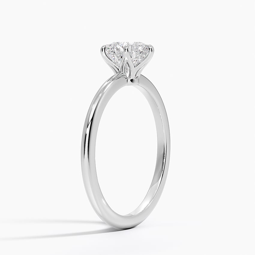 Petite Esme 1.5mm Ring Platinum Round Engagement Ring