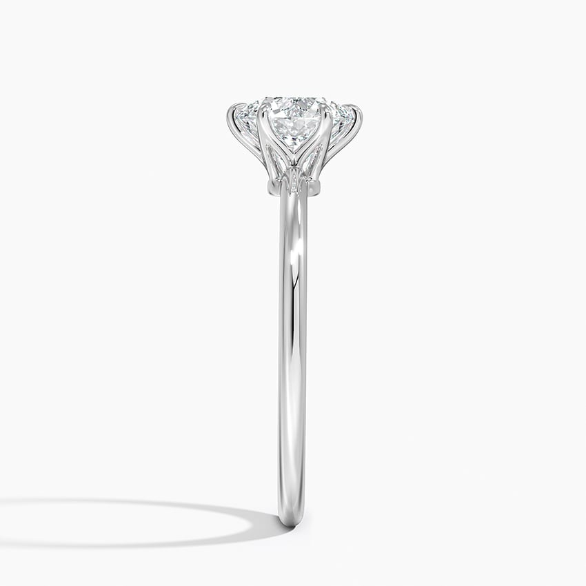 Petite Esme 1.5mm Ring Platinum Round Engagement Ring