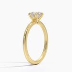 Petite Esme 1.5mm Ring Yellow Gold 18k Round Engagement Ring