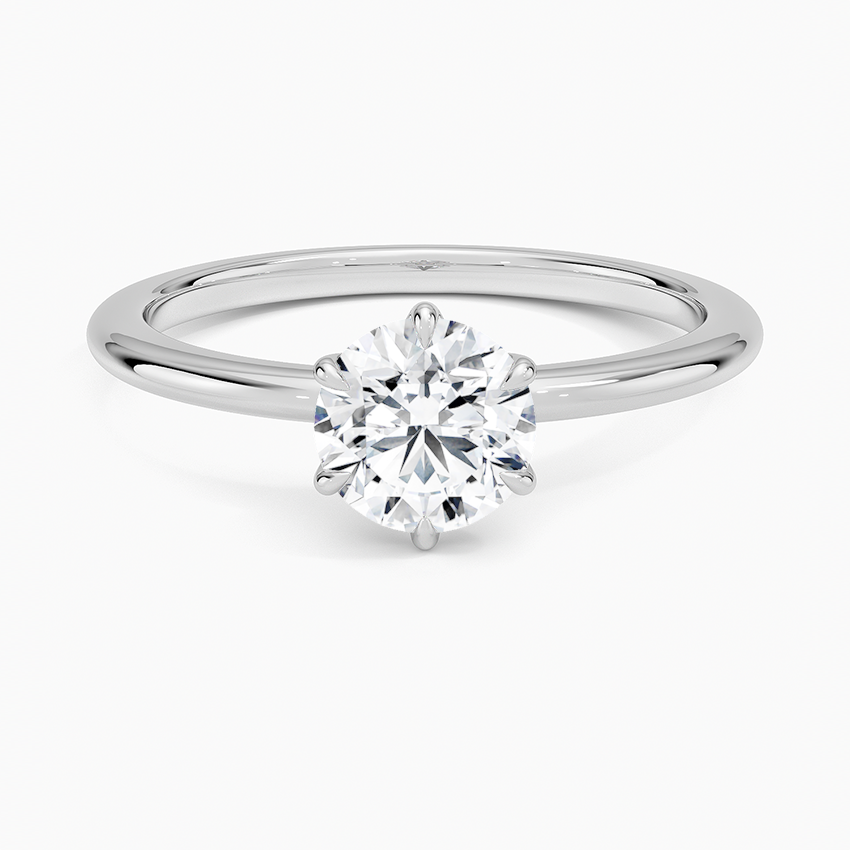 Esme 2.5mm Solitaire Ring Platinum Round Engagement Ring