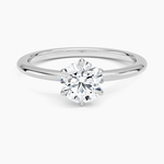 Esme 2.5mm Solitaire Ring Platinum Round Engagement Ring