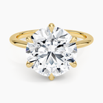 Petite Esme 1.5mm Ring Yellow Gold 18k Round Engagement Ring