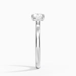 Alice Solitaire Ring Platinum Cushion Engagement Ring